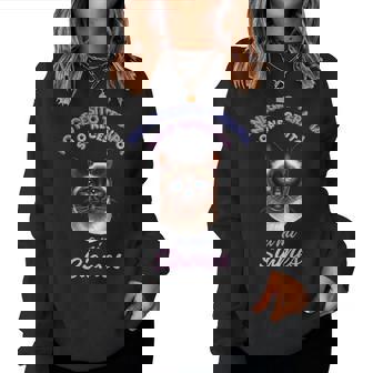 Regalo Personalizado Gatoiames Divertido Chica Manga Larga Sudadera Mujer - Regaloses