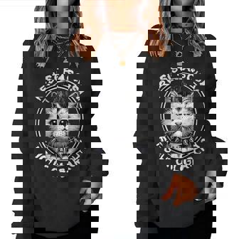 Resist Fascism Fight Oligarchy Cat Not Today Fascist Protest Women Sweatshirt | Seseable FR