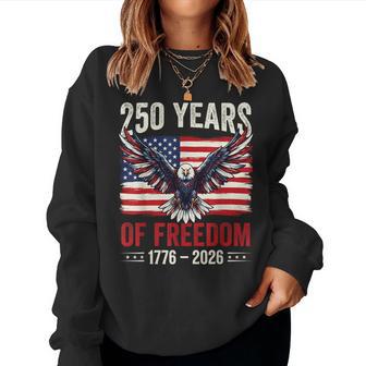 Retro 250 Years American 1776 2026 250Th Usa Years Women Women Sweatshirt - Thegiftio UK
