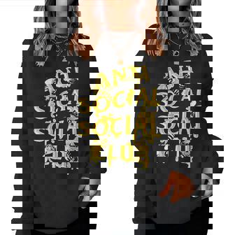 Retro Anti Social Club Bees Introvert Men Women Sweatshirt | Seseable CA