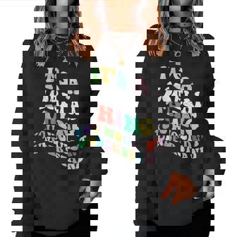 Retro Groovy C'est Un Truc De Lorelai Queous Ne Comprendriez Pas Sweat-shirt pour femme - Cadeauxyz