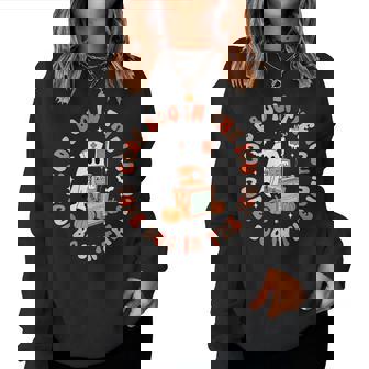 Retro Halloween Micu Sicu Rn Nurse Ghost Code Boo In The Icu Women Sweatshirt - Thegiftio