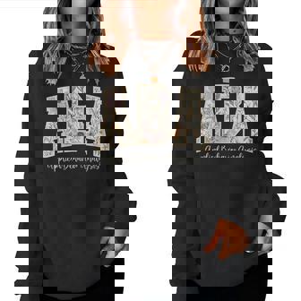 Retro Wildflower Aba Applied Behavior Analysis Aba Therapist Women Sweatshirt - Monsterry