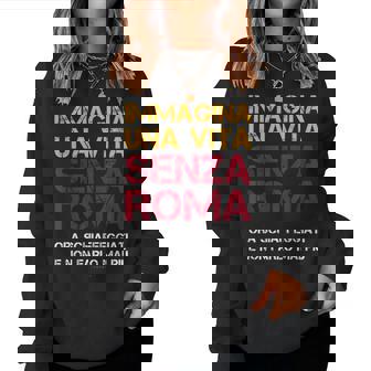 Roma Divertente Regalo Romano Women Sweatshirt - Novitaregali