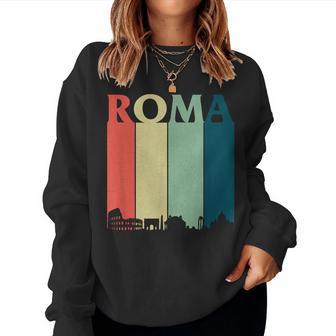 Romaouvenir Roma Love Retrointage Italia Sudadera Mujer - Regaloses
