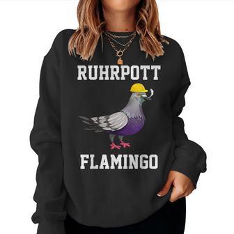 Ruhrpott Flamingo Ruhrgebiet Lustige Taube Sweatshirt Frauen - Geschenkecke