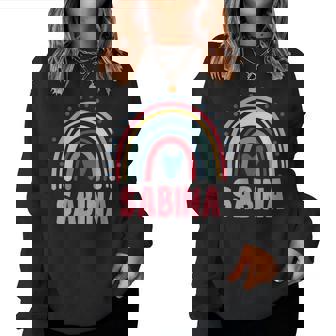 Sabina Nombre Personalizado Myth Legend Rosa Fiesta De Cumpleaños Cuello Sudadera Mujer - Regaloses