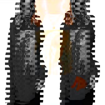 Saint Mary Praying Mother Of Jesus Women Sweatshirt | Mazezy