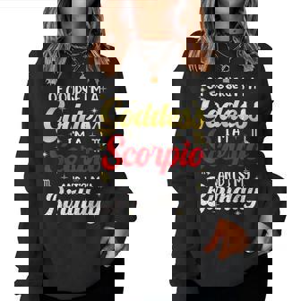 Scorpio Red Scorpio Goddess Queen Its My Birthday Girl Women Sweatshirt - Thegiftio