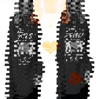 Senior Mom 2026 Class Of 2026 Basketball Graduate Mother Women Sweatshirt - Monsterry