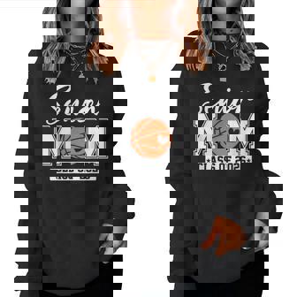 Senior Mom Class Of 2026 Basketball Mom Graduation Women Sweatshirt | Seseable CA