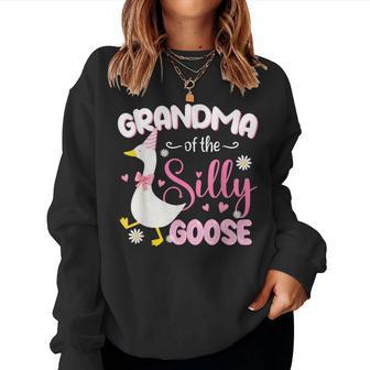 Silly Grandma Goose 1St Birthday Family Matching Party Women Sweatshirt - Thegiftio UK