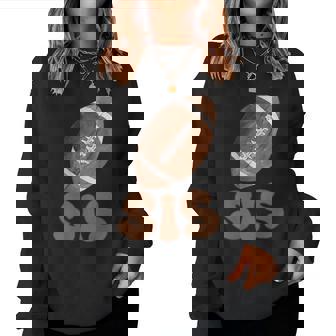 Sister Of The 1 Year Old Football First Birthday Boy Family Women Sweatshirt - Monsterry