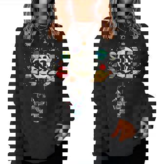 Sister Of The Birthday Boy Space Astronaut 1St Birthday Women Sweatshirt - Monsterry