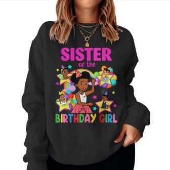 Sister Of Birthday Girl Gracie Birthday Dolls Girl Party Women Sweatshirt - Thegiftio UK