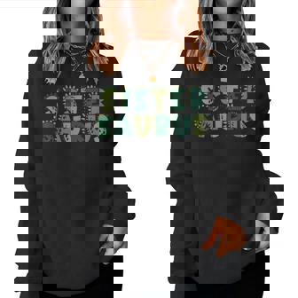 Sister Saurus Matching Family Birthday Dinosaur Women Women Sweatshirt | Seseable UK