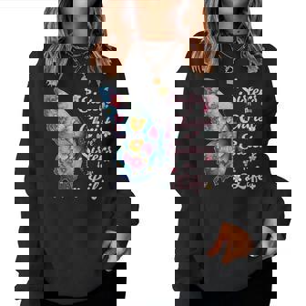 Sisters In Christ Pretty Floral Butterfly Christian Women Sweatshirt - Thegiftio