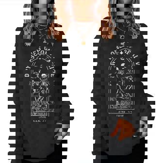 Skeleton Bible Verse Dry Bones Come Alive Christian Jesus Women Sweatshirt | Seseable FR