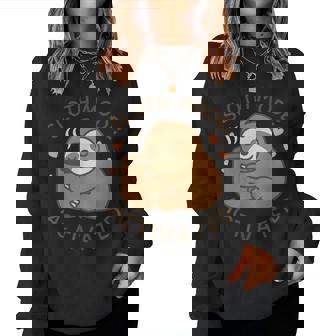 Sloth Mode Activated Cute Lazy Animal Coffee Lover Women Sweatshirt - Monsterry