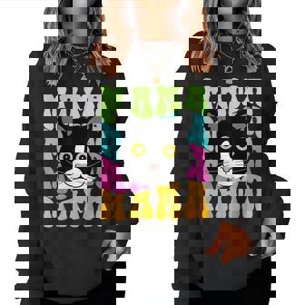 Smoking Chat Drôle Maman Maman Mignonne Amoureux Des Chats Sweat-shirt pour femme - Cadeauxyz