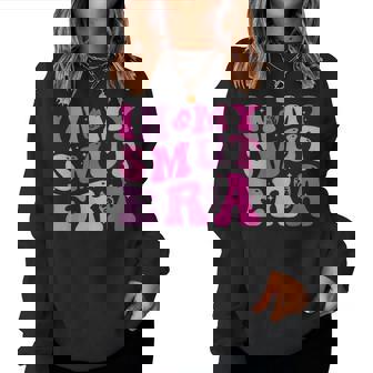 In My Smut Era Groovy Smut Book Reading Spicy Book Romance Women Sweatshirt - Thegiftio