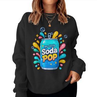 Soda Pop Dibujos Animadosplash Lindo Retro Bebida Broma Sudadera Mujer - Regaloses