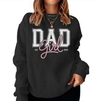 Soon To Be Daddy Of Baby Girl 2026 Promoted To Daddy New Dad Women Sweatshirt | Seseable UK