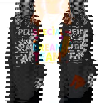 Special Education Team Back To School Sped Teacher Women Sweatshirt | Seseable CA