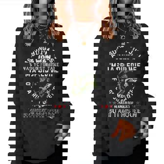 Spoiled Wife Of Grumpy Veteran Wife Queen Women Sweatshirt | Seseable CA