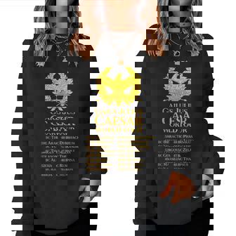 Spqr Gira Mundialcipio Africanus De La Antigua Roma Sudadera Mujer - Regaloses