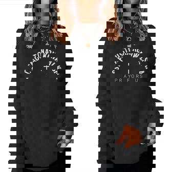 St Faustina Kowalska Catholic Patron Christian Saint Women Sweatshirt - Thegiftio