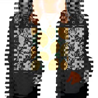 Subtle Anti Trump Lemon Boho Women Sweatshirt - Monsterry