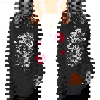 Sugarkull Roses – Floral Dia De Los Muertos Gothique Sweat-shirt pour femme - Cadeauxyz