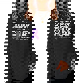 Support Squad Lupus Awareness Month For Patients Women Sweatshirt - Monsterry