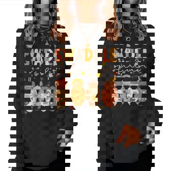 Swaddle Specialist Nicu Mother Baby Nurse Fall Thanksgiving Women Sweatshirt | Seseable CA