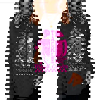 Tackle Breast Cancer Awareness American Football Women Women Sweatshirt - Thegiftio