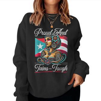 Taino Indian Puerto Rico Pride Boricua Puerto Rican Women Women Sweatshirt - Thegiftio