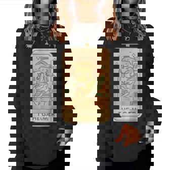 Tarjeta Divertida De Tarot De Pizza Para Jugadores Es Niños Niñas Adolescentes Y Jóvenes Sudadera Mujer - Regaloses