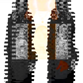 Tarot Card The Cat Mom Women Sweatshirt | Seseable FR