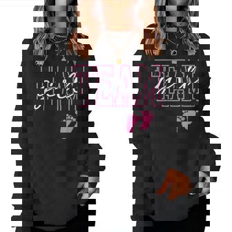 Team Girl Gender Reveal Party Baby Announcement Family Women Sweatshirt | Seseable CA