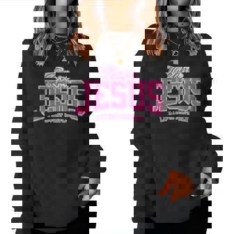 Team Jesus Lifetime Member God Christian For And Girls Women Sweatshirt | Mazezy