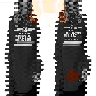 Team Melissa Nom De Famille Sweat-shirt pour femme - Cadeauxyz