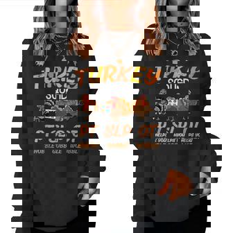 Thanksgiving Pt Slp Ot Turkey Squad Therapy Men Women Sweatshirt | Seseable CA