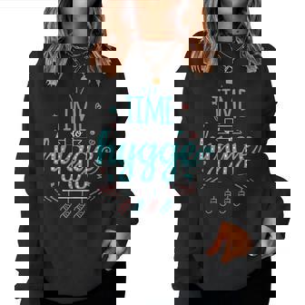 Tiempo De Higiene Para Hombres Y Es Disfrutando De Cosasimples Manga Larga Sudadera Mujer - Regaloses