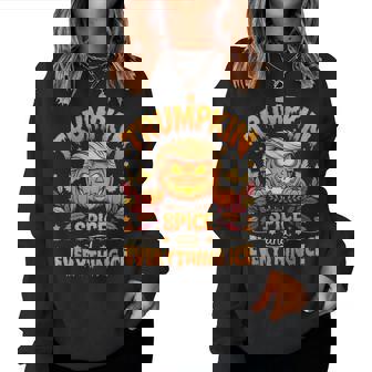 Trumpkin Spice And Everything Ice Fall Women Women Sweatshirt - Monsterry