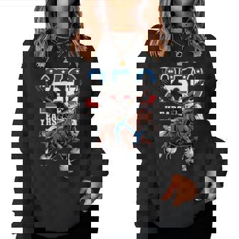 Usa 250Th Anniversary Bald Eagle & Clydesdale Horse Women Sweatshirt - Thegiftio