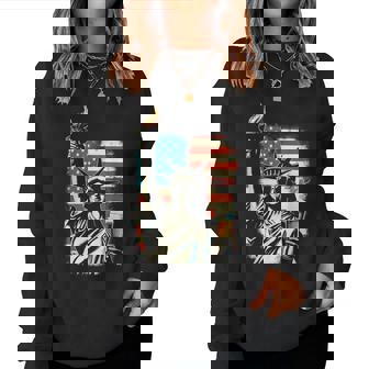 Usa Statue Of Liberty 4Th Of July Party Beer Patriotic Men Women Sweatshirt | Mazezy