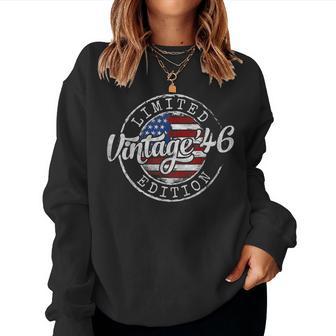 Vintage 1946 79Th Birthday For 79 Year Old Women Sweatshirt - Thegiftio UK