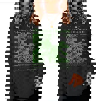 Vintage Monstera Deliciosa Swiss Cheese Plant Tropical Women Sweatshirt | Mazezy