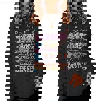 Vintage Retro Weird Mom Build Character Graphic Women Sweatshirt | Seseable UK